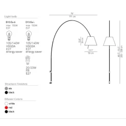 Lady Costanza Vloerlamp/Wandlamp - Luceplan - Koop Online -Verlichting Opslag 1317 4 1