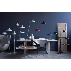 Kaiser Idell VloerLamp Wit High-Gloss 6580-F - Fritz Hansen - Koop Online -Verlichting Opslag 1820 5 1