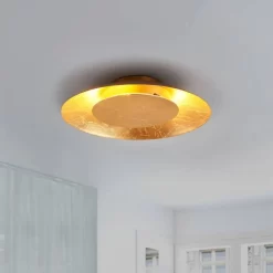 Keti Plafondlamp Gold - Lindby - Koop Online -Verlichting Opslag 42510965118643