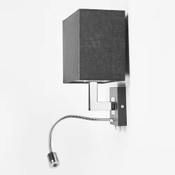 Rebekka Wandlamp Black/Chrome - Lucande - Koop Online -Verlichting Opslag 42510965132195