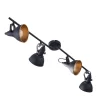 Julin Plafondlamp Black/Gold - Lindby - Koop Online -Verlichting Opslag 42510965194401