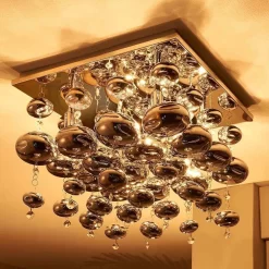 Esfera Plafondlamp Chrome/Smoke - Lindby - Koop Online -Verlichting Opslag 42510965212146