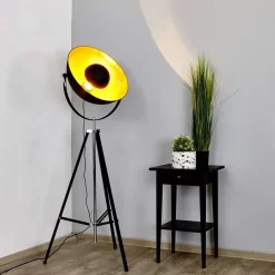 Minerva Vloerlamp Black/Gold - Lindby - Koop Online -Verlichting Opslag 42510965219244