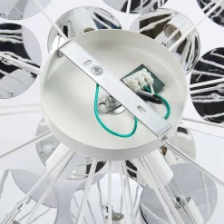 Kinan Plafondlamp White/Chrome - Lindby - Koop Online -Verlichting Opslag 42510965278276