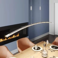 Manon Hanglamp Nickel - Lindby - Koop Online -Verlichting Opslag 42510965278655