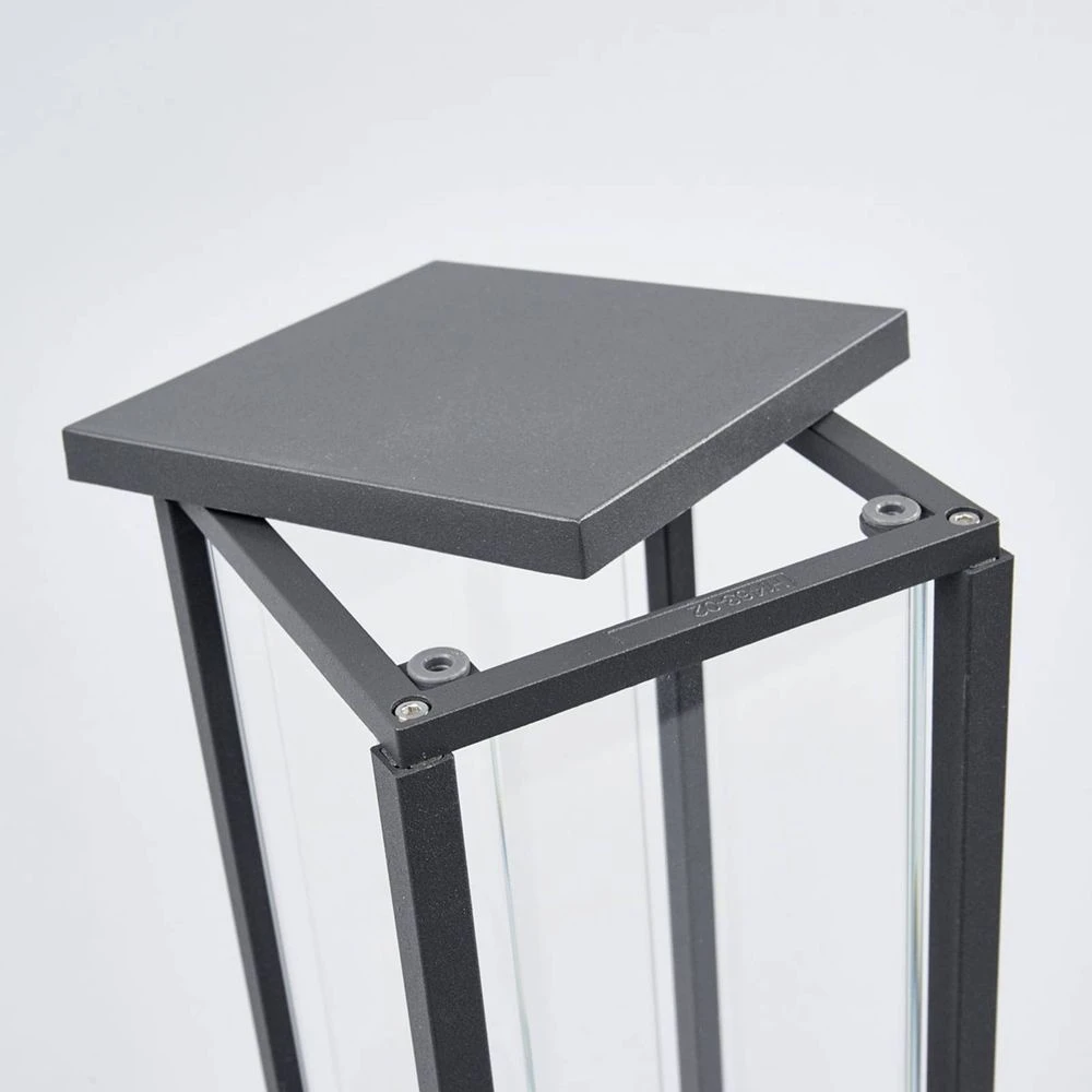 Annalea Buiten Tuinlamp H50 Dark Grey/Clear - Lucande - Koop Online 5 Annalea Buiten Tuinlamp H50 Dark Grey/Clear - Lucande - Koop Online - Afbeelding 3