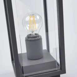 Annalea Buiten Tuinlamp H35 Dark Grey/Clear - Lucande - Koop Online -Verlichting Opslag 42510965285964