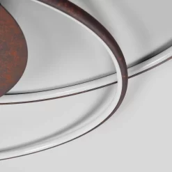 Joline Plafondlamp Rust/Chrome - Lindby - Koop Online -Verlichting Opslag 42510965290366