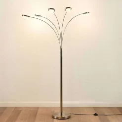 Catriona Vloerlamp Nickel - Lucande - Koop Online -Verlichting Opslag 42510965300564