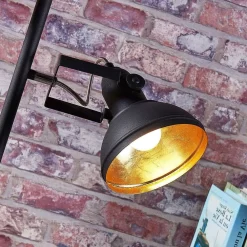 Lilly Vloerlamp Black/Gold - Lindby - Koop Online -Verlichting Opslag 42510965326786