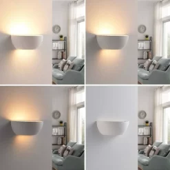 Jimmy Wandlamp White - Lindby - Koop Online -Verlichting Opslag 42510965356243