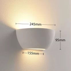 Jimmy Wandlamp White - Lindby - Koop Online -Verlichting Opslag 42510965356245