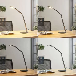 Mion Tafellamp Blue Grey - Lucande - Koop Online -Verlichting Opslag 42510965420593