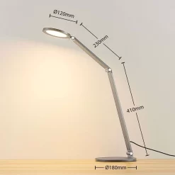 Mion Tafellamp Blue Grey - Lucande - Koop Online -Verlichting Opslag 42510965420594