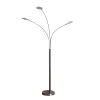 Anea 3 Vloerlamp Nickel/White - Lindby - Koop Online