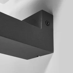 Olesia Buiten Wandlamp Dark Grey/Opal - Lucande - Koop Online -Verlichting Opslag 42510965442825