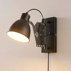 Merle Wandlamp Black - Lindby - Koop Online -Verlichting Opslag 4251096545111 5