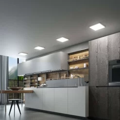 Solvie LED Plafondlamp Square Zilver/Wit - Arcchio - Koop Online -Verlichting Opslag 42510965460573