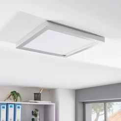 Solvie LED Plafondlamp Square Zilver/Wit - Arcchio - Koop Online -Verlichting Opslag 42510965460575