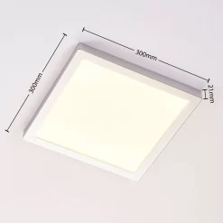 Solvie LED Plafondlamp Square Zilver/Wit - Arcchio - Koop Online -Verlichting Opslag 42510965460576