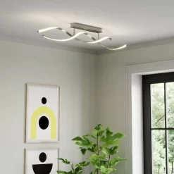 Kati Plafondlamp Alu/White - Lindby - Koop Online -Verlichting Opslag 42510965474742