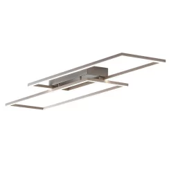 Quadra Plafondlamp Dim. M Steel/White - Lucande - Koop Online