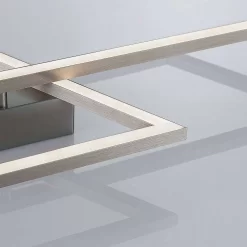 Quadra Plafondlamp Dim. M Steel/White - Lucande - Koop Online -Verlichting Opslag 42510965509626