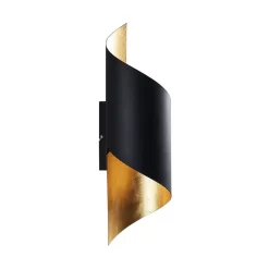 Vanni Wandlamp Black/Gold - Lindby - Koop Online
