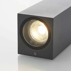 Lavina Up/Down Buiten Wandlamp Dark Grey - Lucande - Koop Online -Verlichting Opslag 42510965559436