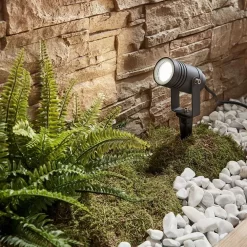 Galina Buiten Spot W/Spike Dark Grey - Lucande - Koop Online -Verlichting Opslag 42510965560183