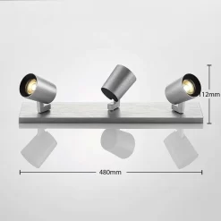 Iavo 3 Plafondlamp Alu - Arcchio - Koop Online -Verlichting Opslag 42510965563774