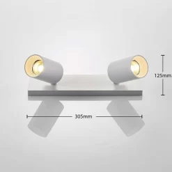 Brinja 2 Plafondlamp Wit - Arcchio - Koop Online -Verlichting Opslag 4251096556414 strahler brinja gu10 eiss 2 3