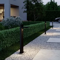 Silvan Buiten Tuinlamp W/Sensor Graphite/White - Lucande - Koop Online -Verlichting Opslag 42510965567425