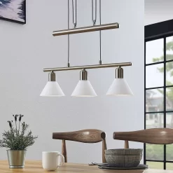 Delira 3 Hanglamp Nickel - Lindby - Koop Online -Verlichting Opslag 42510965630096
