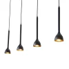 Nordwin 4 Hanglamp Black/Gold - Lucande - Koop Online