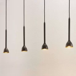 Nordwin 4 Hanglamp Black/Gold - Lucande - Koop Online -Verlichting Opslag 42510965631535 1