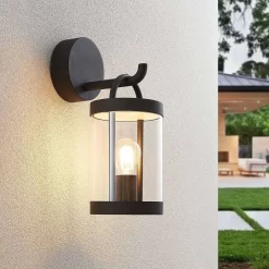 Cassian Buiten Wandlamp IP54 Dark Grey - Lucande - Koop Online -Verlichting Opslag 42510965652183 1