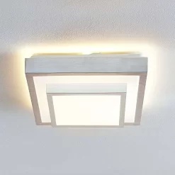 Mirco Plafondlamp Alu/White - Lindby - Koop Online -Verlichting Opslag 42510965656385