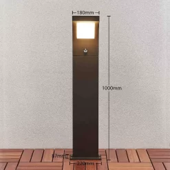 Advik Buiten Tuinlamp W/Sensor H100 Graphite - Arcchio - Koop Online -Verlichting Opslag 42510965663834