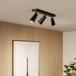 Angelina 3 Plafondlamp Black/Gold - Lucande - Koop Online -Verlichting Opslag 4251096569827lucande angelina deckenlampe schwarz gold3