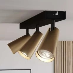 Angelina 3 Plafondlamp Brass/Gold - Lucande - Koop Online -Verlichting Opslag 4251096569834lucande angelina deckenlampe messing gold3