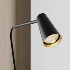 Angelina Vloerlamp Black/Gold - Lucande - Koop Online -Verlichting Opslag 42510965699025