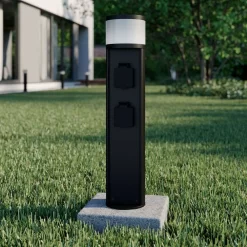 Corban LED Buiten Tuinlamp W/2 Power Strip Graphite - Lucande - Koop Online -Verlichting Opslag 42510965738553