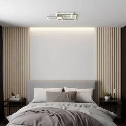 Duetto 3 Plafondlamp Nickel - Lindby - Koop Online -Verlichting Opslag 42510965739922