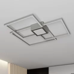 Duetto 3 Plafondlamp Nickel - Lindby - Koop Online -Verlichting Opslag 42510965739923