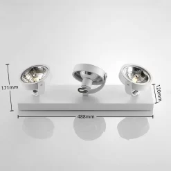 Dagur 3 Plafondlamp White - Arcchio - Koop Online -Verlichting Opslag 42510965744944