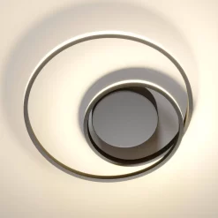 Kyron Plafondlamp Black - Lindby - Koop Online -Verlichting Opslag 42510965750644