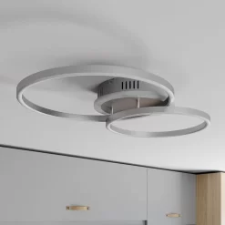 Edica Plafondlamp Smart Home Nickel - Lindby - Koop Online 10 Edica Plafondlamp Smart Home Nickel - Lindby - Koop Online -Verlichting Opslag 42510965756683