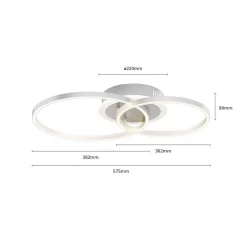 Edica Plafondlamp Smart Home Nickel - Lindby - Koop Online 13 Edica Plafondlamp Smart Home Nickel - Lindby - Koop Online -Verlichting Opslag 42510965756686