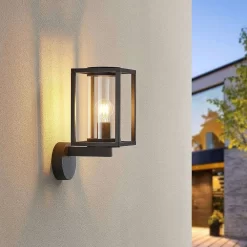 Ferda Up Buiten Wandlamp IP44 Graphite - Lucande - Koop Online -Verlichting Opslag 42510965760234